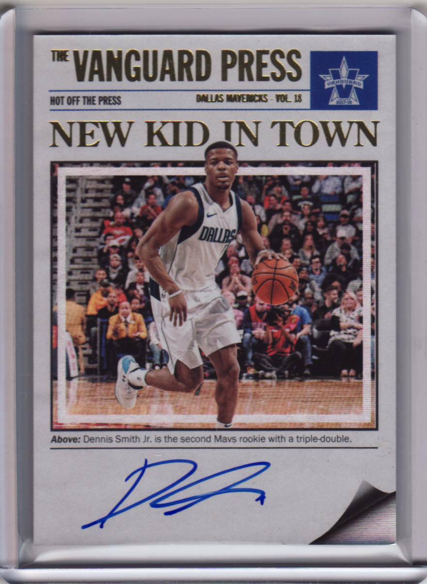 2017-18 Panini Vanguard Dennis Smith Jr. RC Auto #/99 オンカード