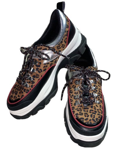 Punkrose Women's Master Shockingly Wild Oxford Black/Leopard