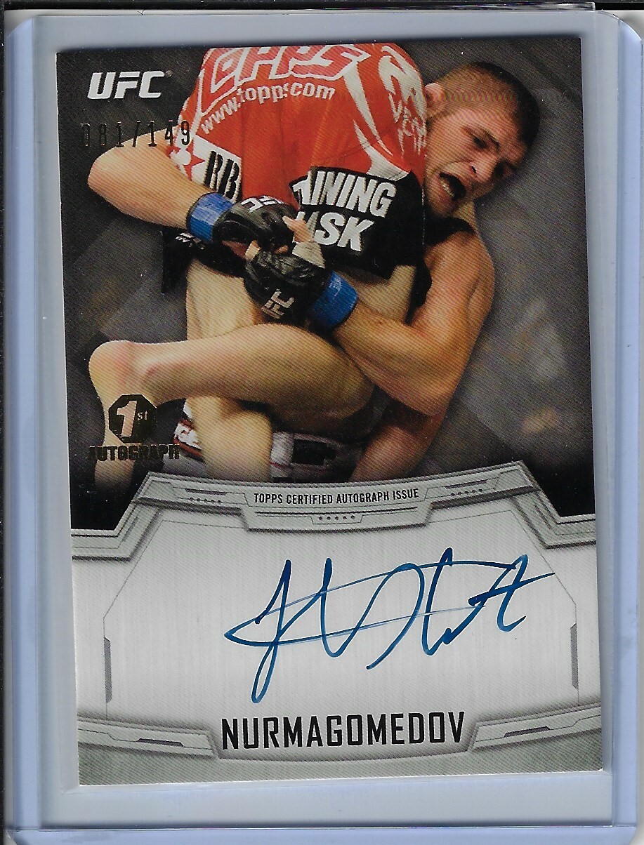 UFC　Topps2014　ハビブ・ヌルマゴメドフ　サインカード ufc ハビブ・ヌルマゴメドフ サインカード - メルカリ