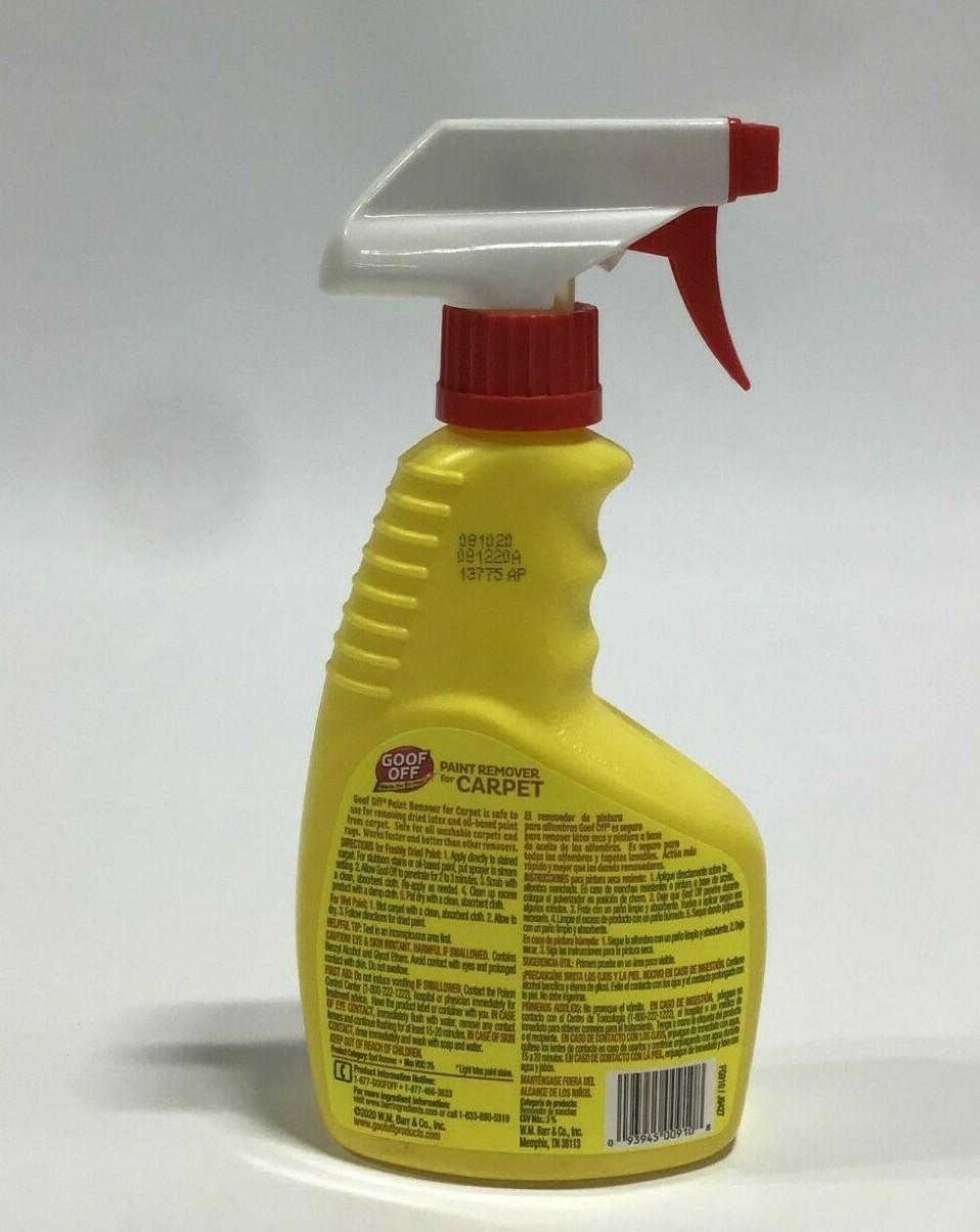 Goof Off Carpet Paint Remover 12 fl oz NEW! - Picture 2 of 2
