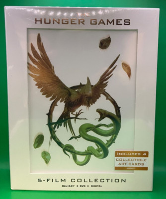THE HUNGER GAMES 5 FILM COLLECTION New Sealed Blu-ray + DVD + Bonus Features