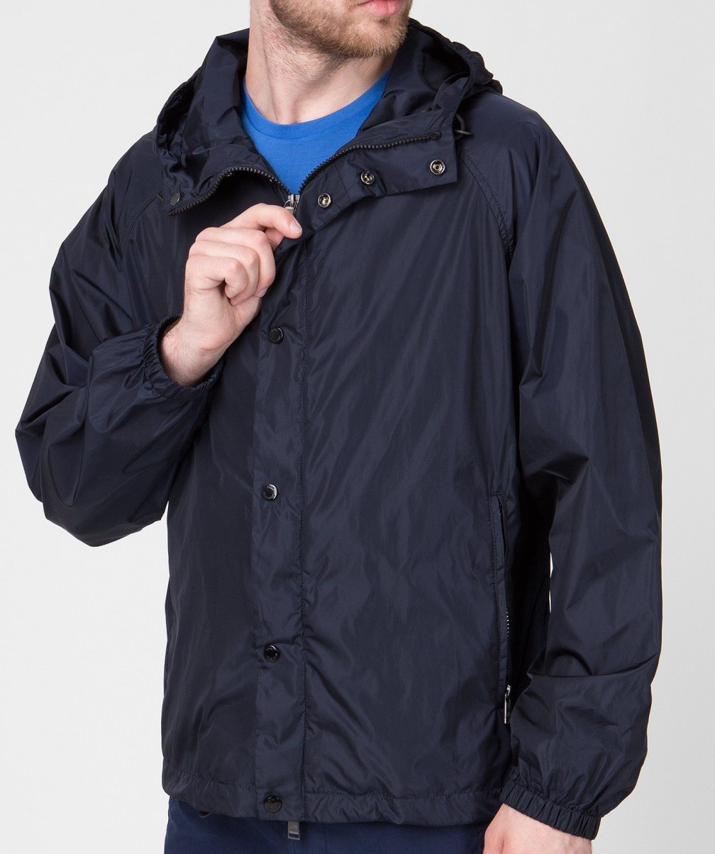 Pre-owned Hugo Boss Black Label By  Water-repellent Windbreaker Jacket In Blue