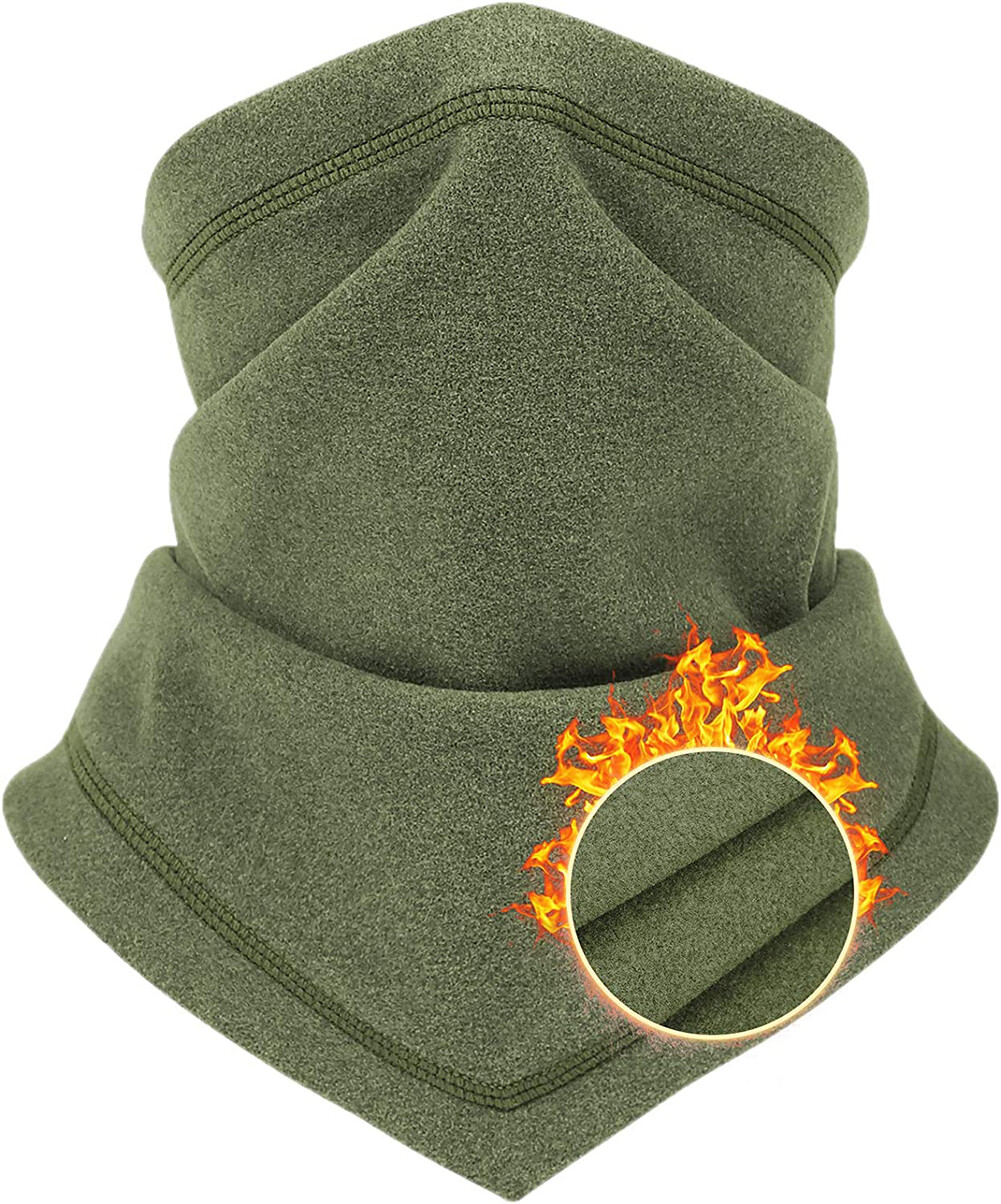 Winter Fleece Neck Warmer Gaiter Scarf Balaclava Face Mask Windproof Ski Bandana
