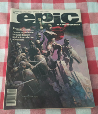 Epic Illustrated #1 1979 Marvel Magazine Frank Frazetta Jim Starlin Suydam Fine