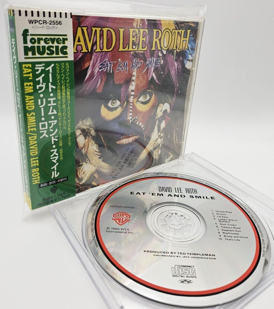DAVID LEE ROTH Eat 'Em And Smile Japan 1997 Reissue CD WPCR