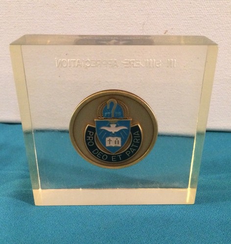 2nd Infantry Division Chaplain Challenge Coin In Sincere Appreciation Encased