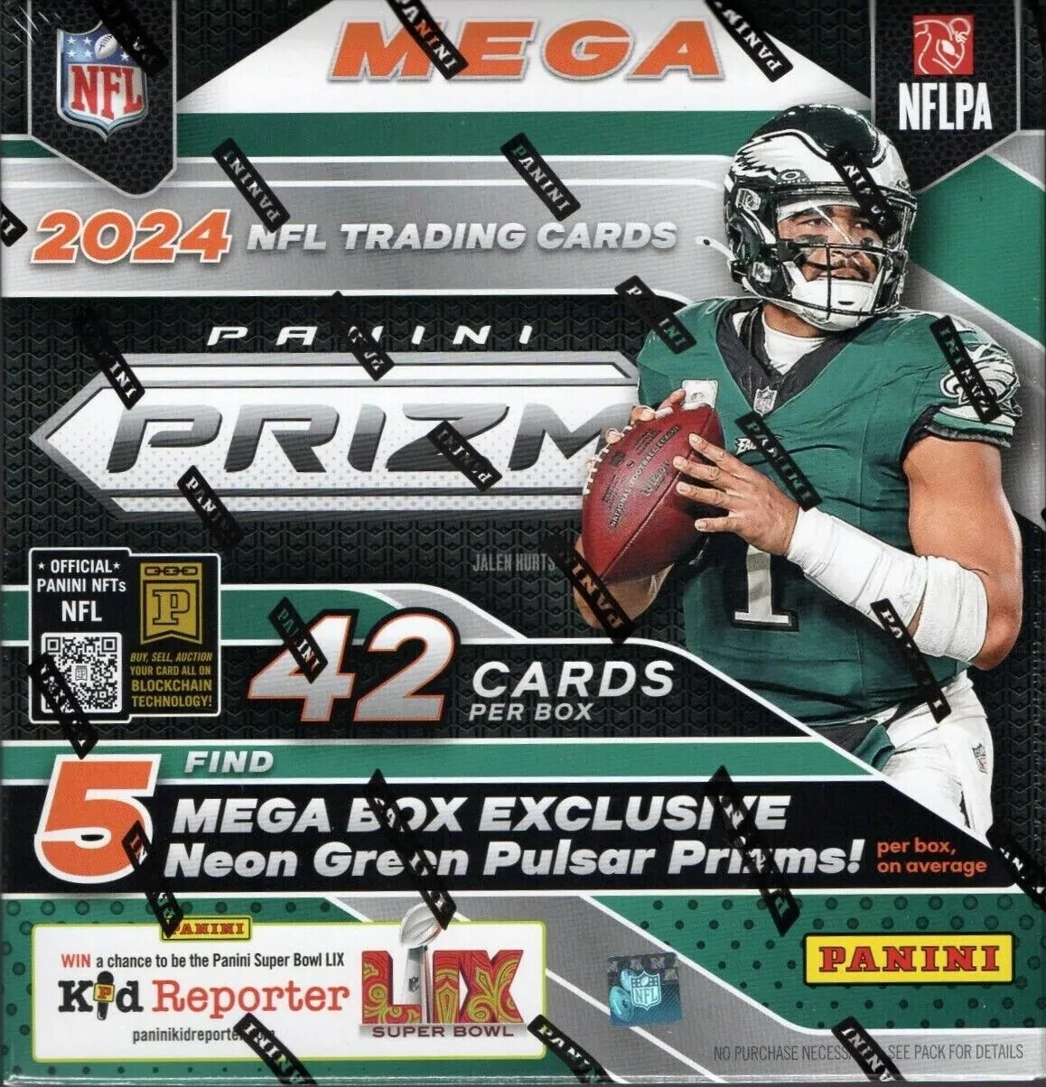 2024 NFL Prizm Football (42 Cards Per Mega Box) New Panini | eBay
