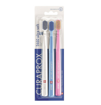 CURAPROX CS 5460 ULTRA SOFT  toothbrush set, 3 pcs.