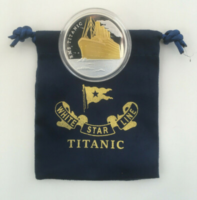 Titanic Coin Gold & Silver Coin RMS Titanic White Star Line Gifts & Souvenirs
