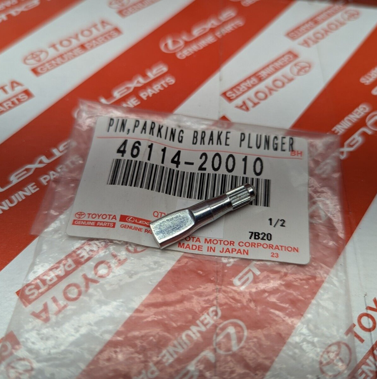 46114-20010 Parking Brake Handle Pin - 1979-1995 Pickup 4Runner 1995-2004 Tacoma