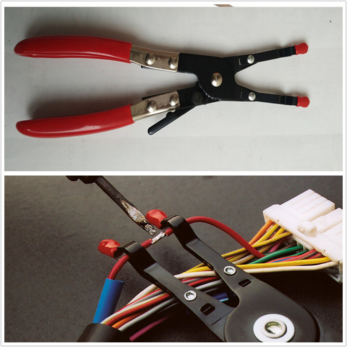 1pcs Professional Car Soldering Aid Pliers Tool Hold 2 Wires Whilst