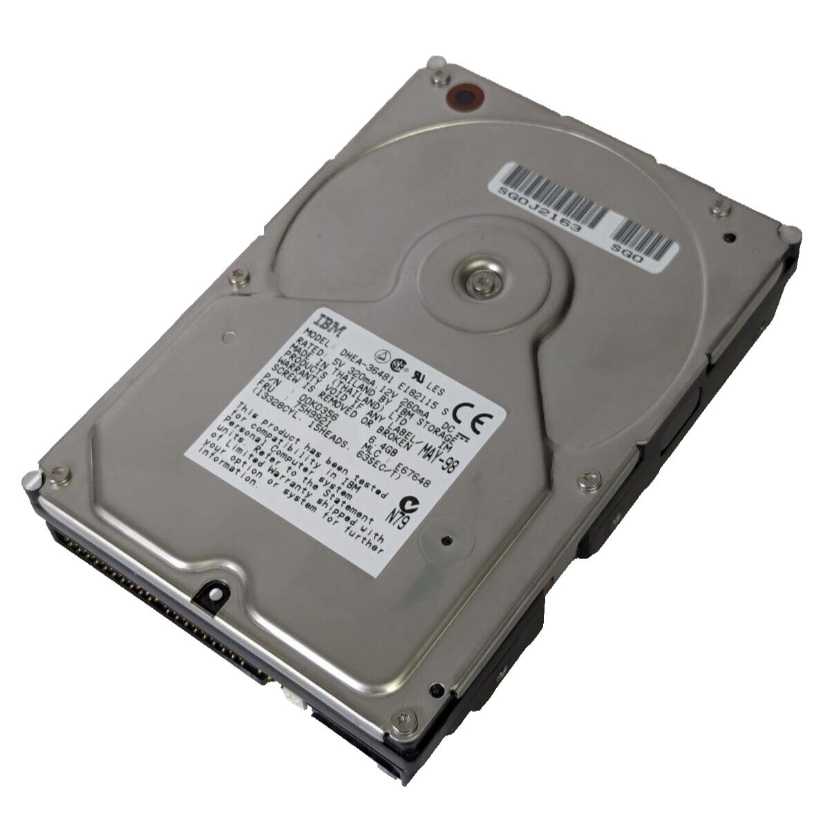 IBM DHEA-36481 Deskstar 8 6.4GB 5400RPM Ultra ATA/33 (ATA-4 IBM DHEA-36481 Deskstar 8 6.4GB 5400RPM Ultra ATA/33 (ATA-4