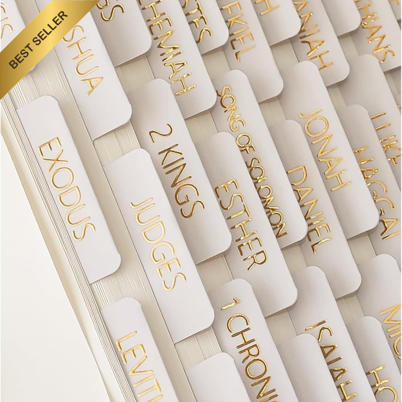Bible Tabs, Bible Study Supplies Bible Study Journaling Supplies,Laminated Bible