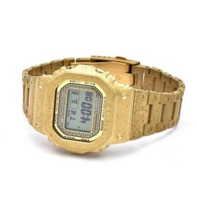 Pre-owned Casio G-shock Gmw-b5000pg-9jr 40th Anniversary Recrystallized Limited Men Watch
