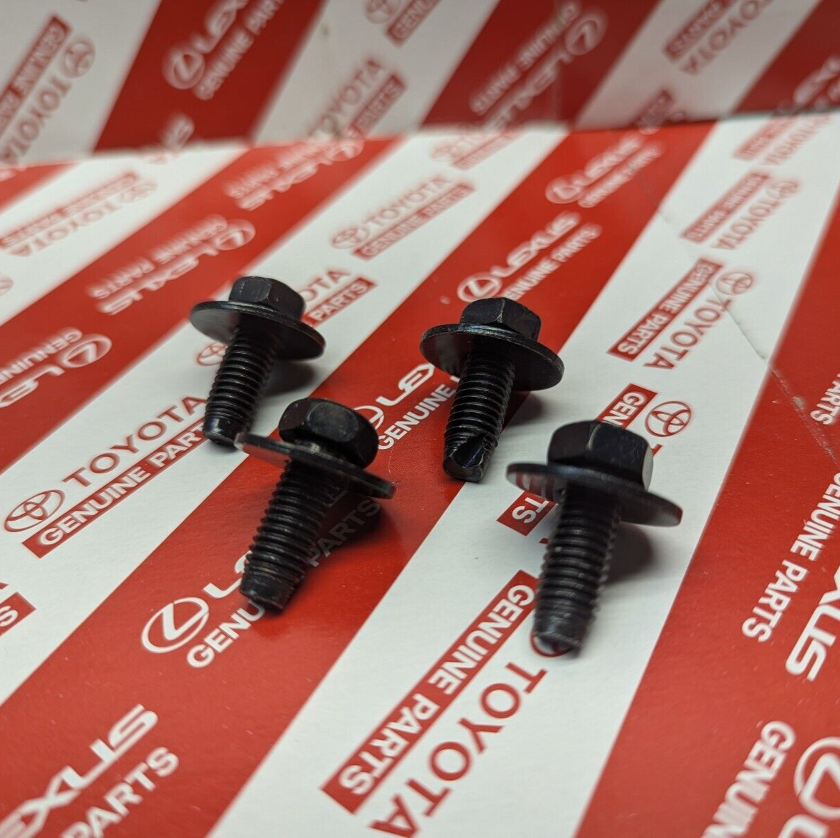 Set of (4) 90080-11373 Lower Engine Shield Bolts - Tacoma