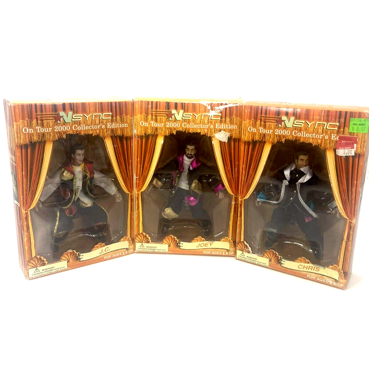 NSYNC Lot of 3 Complete On Tour 2000 Collector's Edition