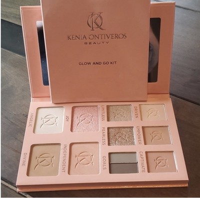 KENIA ONTIVEROS BEAUTY *Glow And Go* Full Face Palette   *NIB