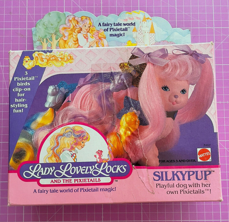 Lady Lovely  Locks 1986  Silkypup  FabriquÃ© En Mexique Nrfb