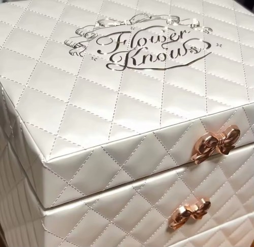 Flower Knows Christmas Limited EMPTY Gift Box Makeup Storage