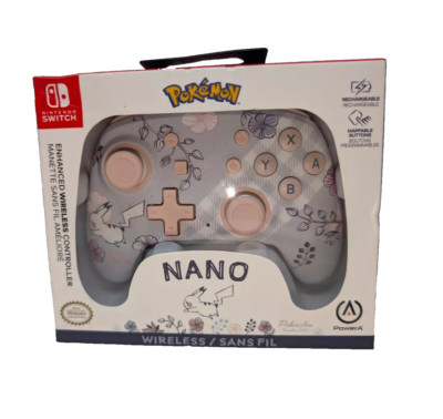 PowerA Nano Enhanced Wireless Controller for Nintendo Switch - Pikachu Garden