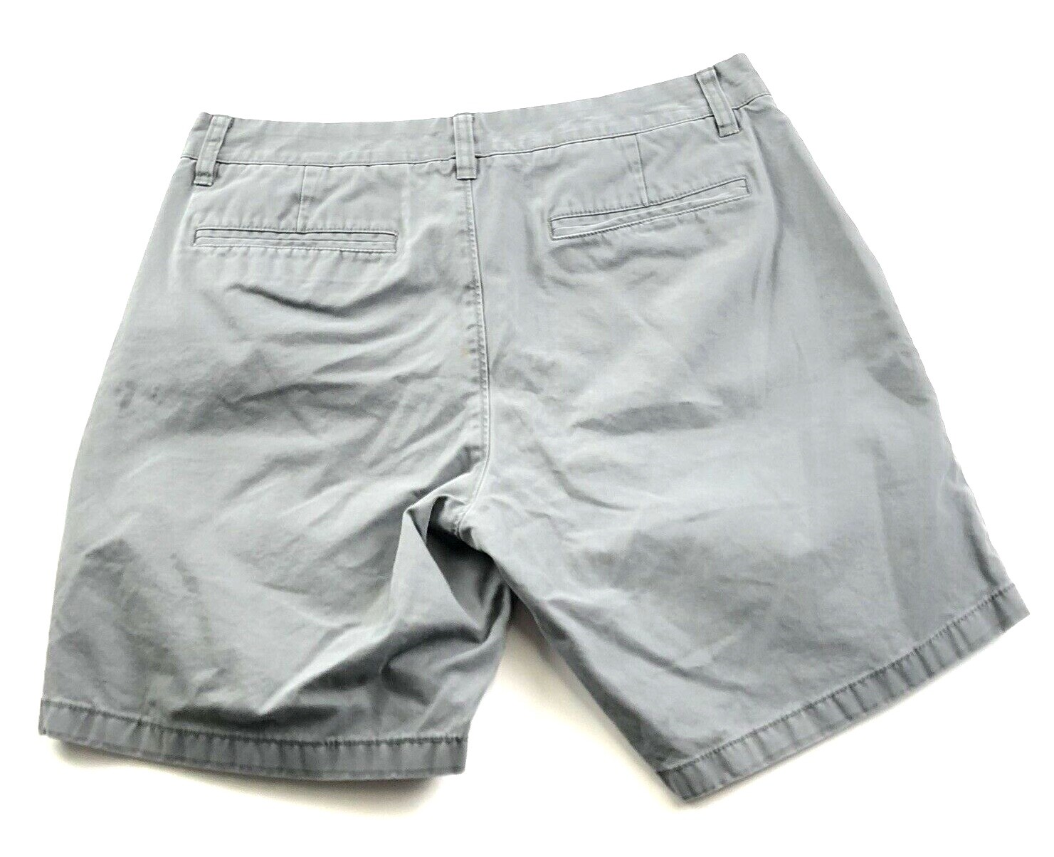 Bonobos Mens Flat Front Casual Chino Shorts Grey Size 31 100% Cotton