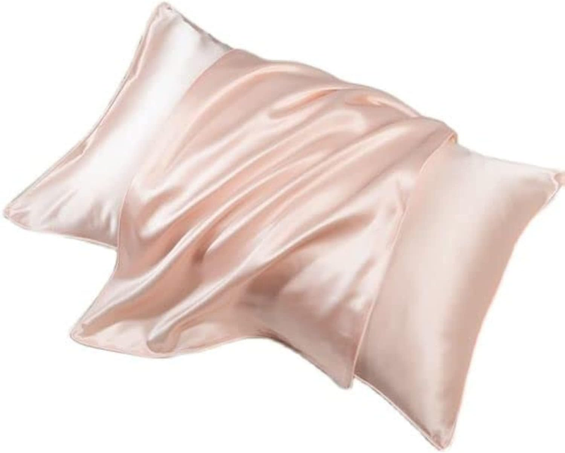 Satin Silk Pillowcase for Hair and Skin - Soft Breathable Smooth Both Sided Silk