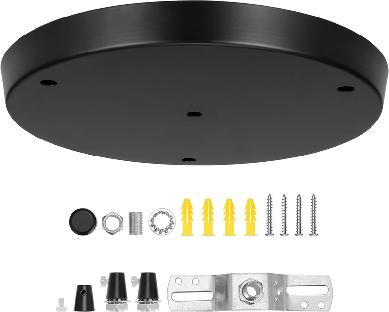 3 Holes Light Fittings Pendant Light Canopy Round Ceiling