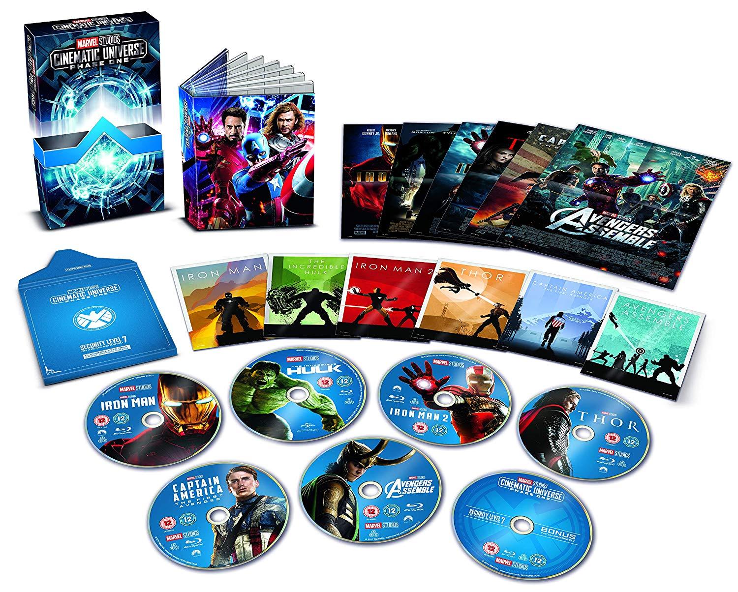 MCU ART COLLECTION blu-ray　計16個 Amazon.co.jp: アベンジャーズ MCU ART COLLECTION (Blu-ray