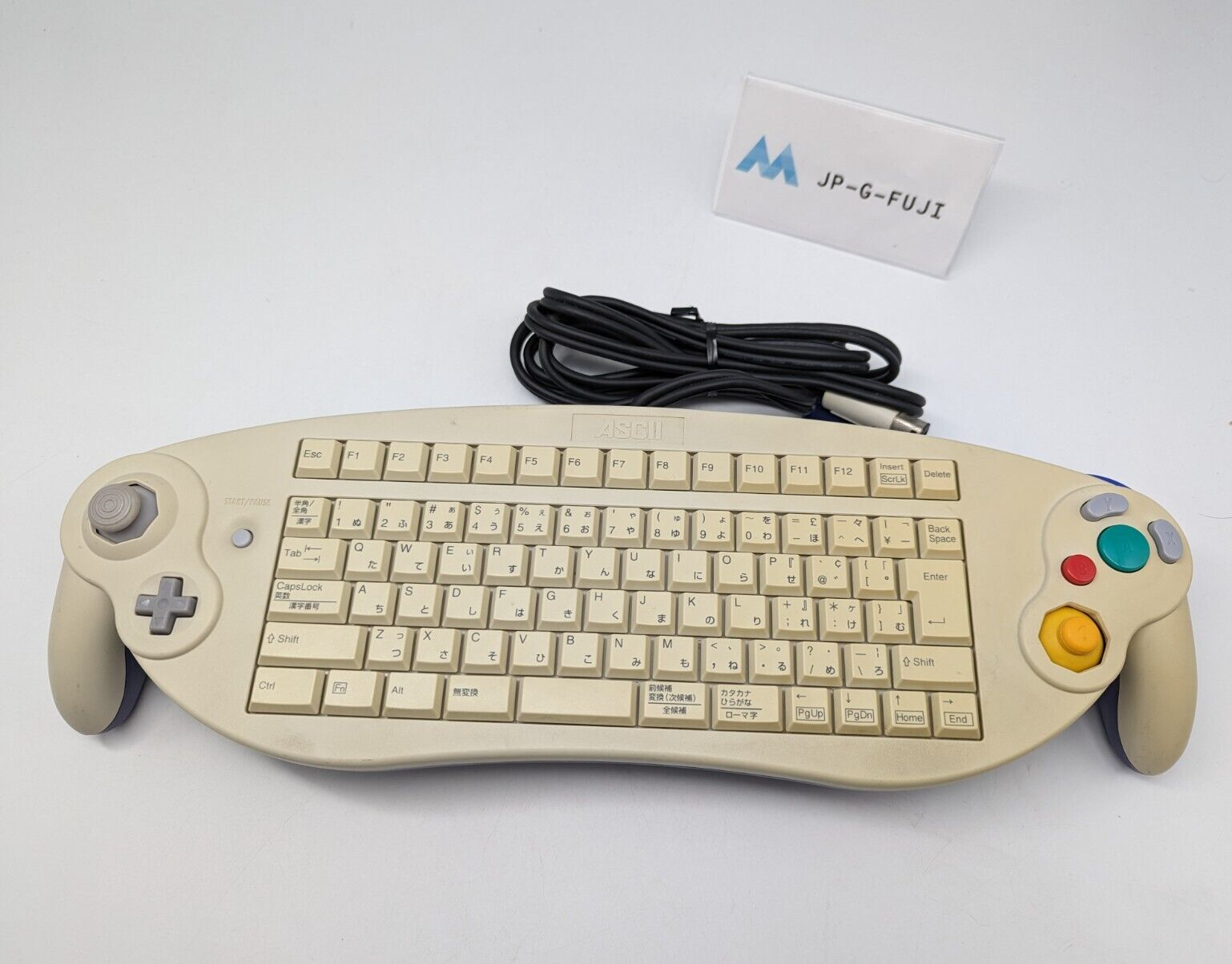 GameCube Keyboard Controller ASCII ASC-1901PO Nintendo Game Japan