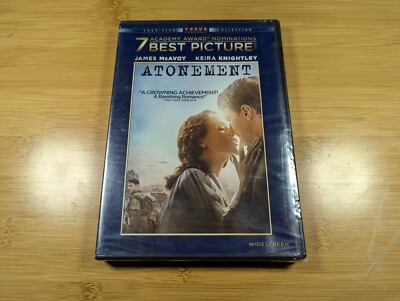 Atonement (DVD, 2008) NEW SEALED Free Shipping! 