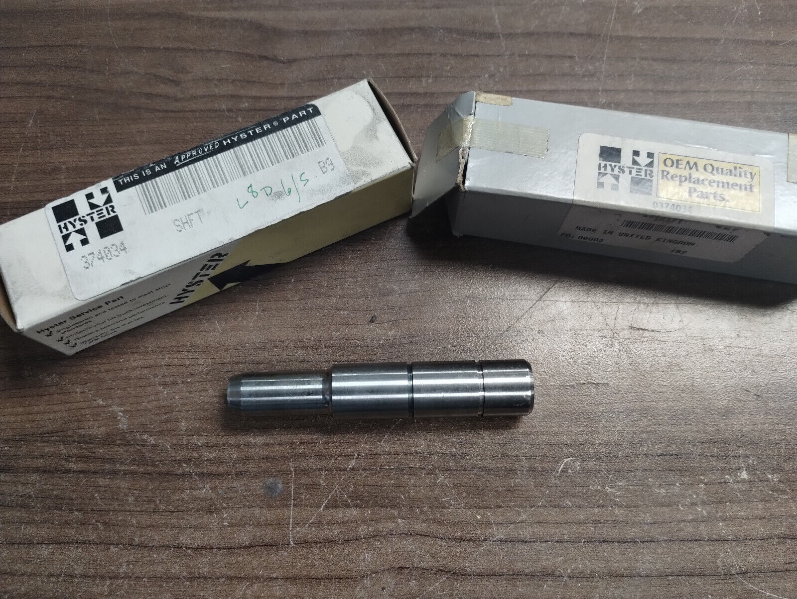 NEW OLD STOCK* HYSTER 374034 SHAFT FOR FAN DRIVE | eBay NEW OLD STOCK* HYSTER 374034 SHAFT FOR FAN DRIVE | eBay