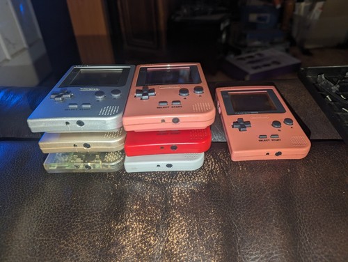GameBoy Pocket GBP Lot of 7 Set Nintendo Random Color GameBoy Pocket GBP Lot of 7 Set Nintendo Random Color