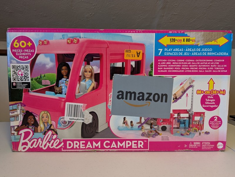 Barbie Dreamcamper Vehicle Playset - HCD46 **READ DESCRIPTION**