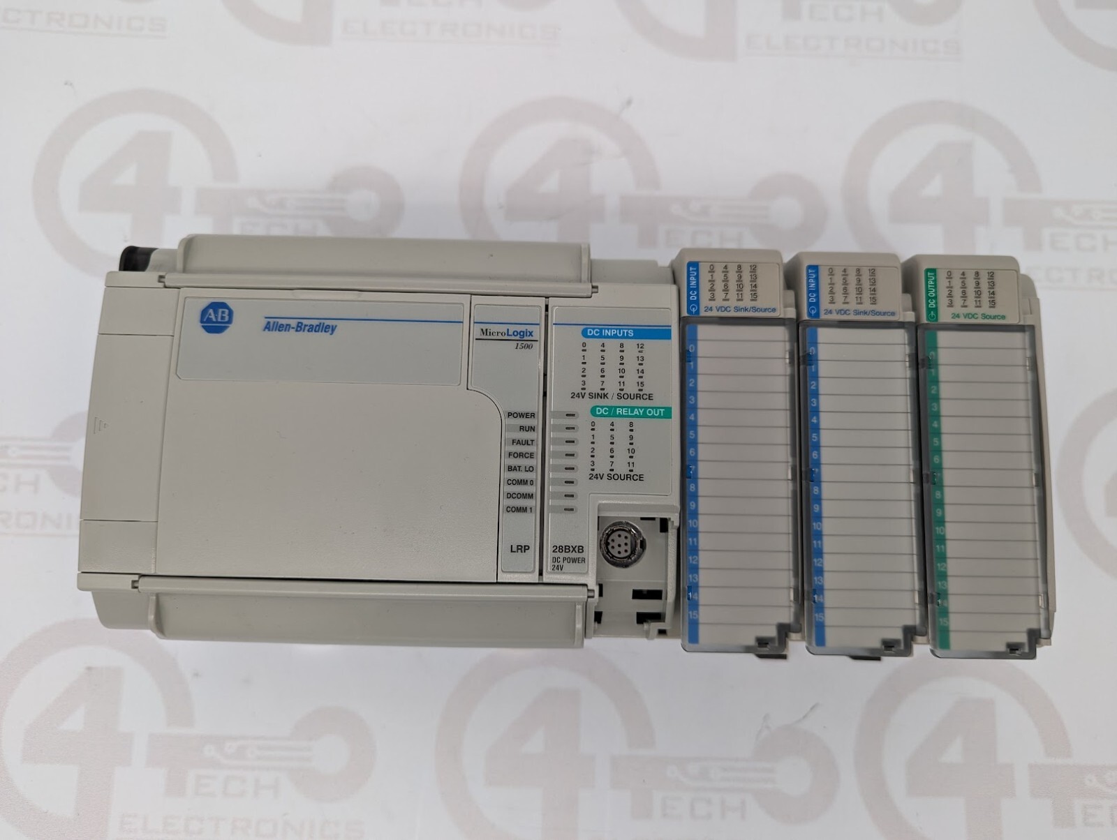 Allen Bradley MicroLogix 1500 PLC 1764-28BXB, 1769-IQ16 (2 Allen Bradley MicroLogix 1500 PLC 1764-28BXB, 1769-IQ16 (2