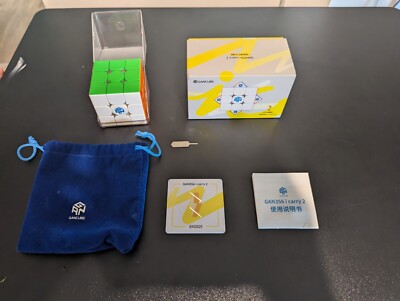 Bluetooth rubiks cube gan icarry 2 lubed, very good condition 