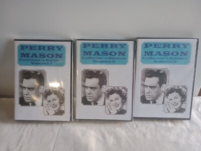 perry mason DVD volume 1,2,3 New