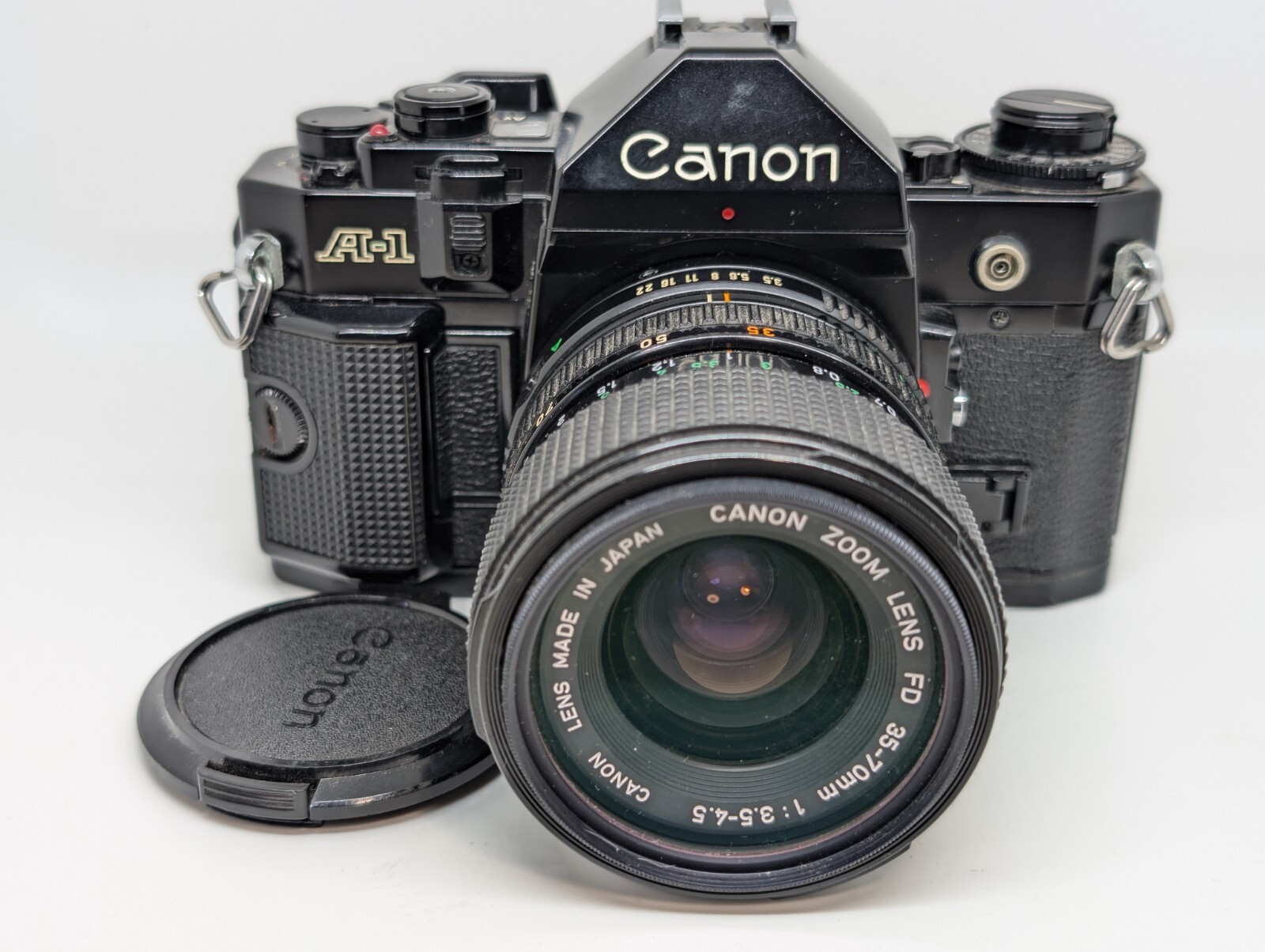 Canon film camera a-1 / zoom lens fd 35-70mm 1:3.5-4.5 from