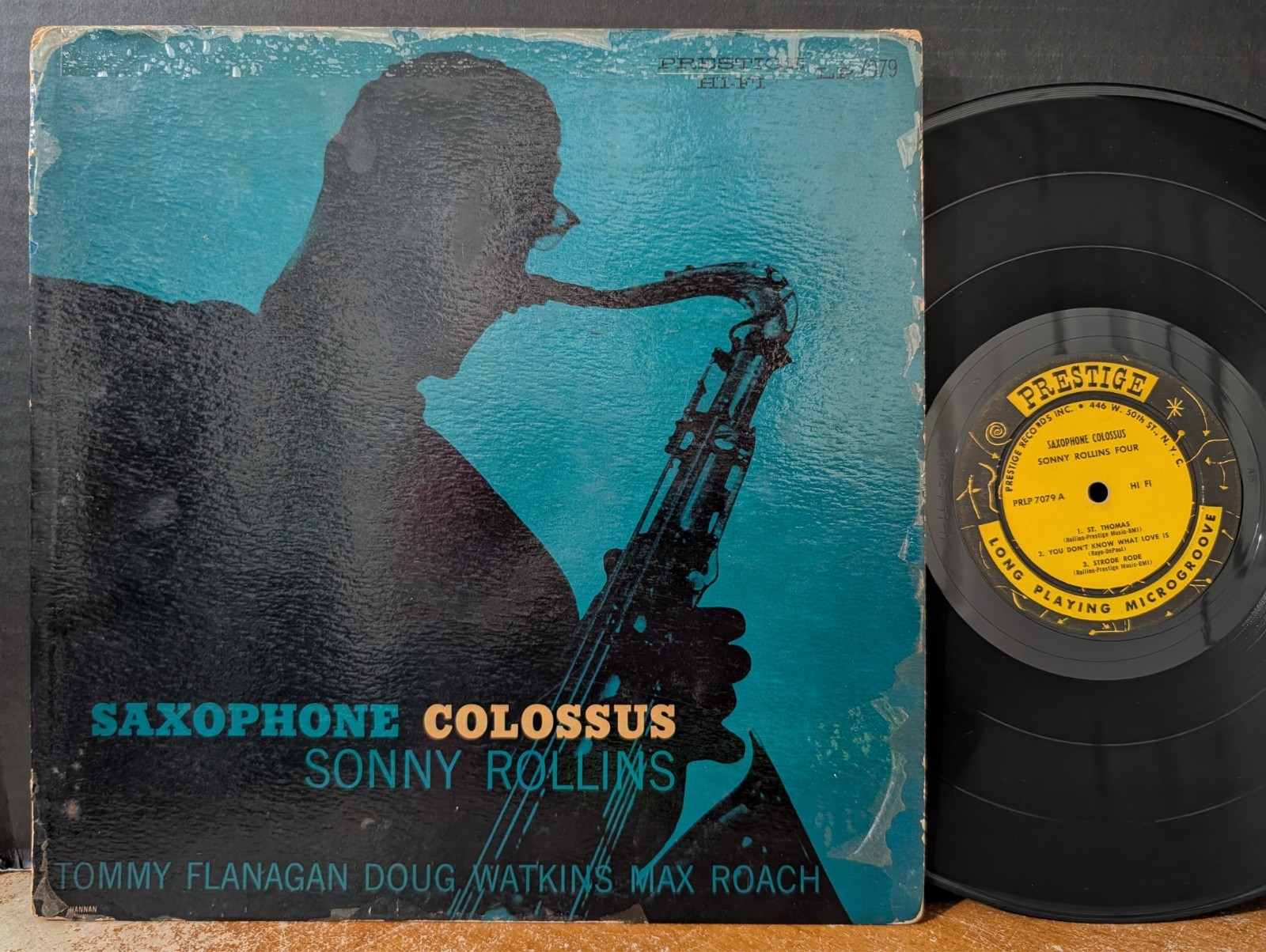 Sonny Rollins ‎– Saxophone Colossus 1957 Prestige Max Roach Doug