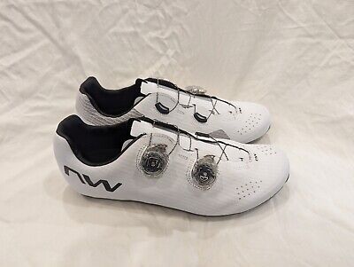 Northwave Extreme GT4 road cycling shoes size 45 white 3- and 4-bolt compatible
