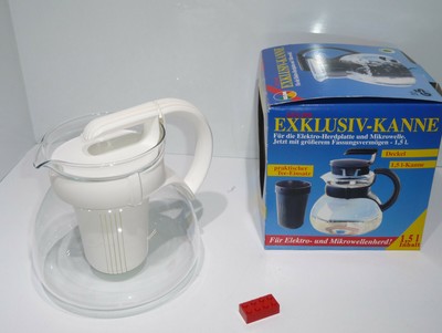 Geldo Teekanne für 1,5L mit integriertem Teesieb für Microw.und E.-Herd -Neu-