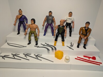 Remco 5.5'' Secret Of The Ninja Series 2 Lot - He-man Knock-off Motu KO Bootleg