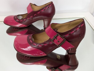 NEW John Fluevog Womens 12 ORIGINAL Dr. Henry Pink Patent Mary Jane Heels NIB