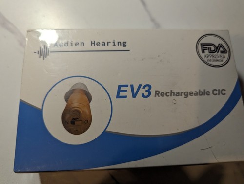 Audien Hearing EV3 Rechargeable CIC Hearing Aid