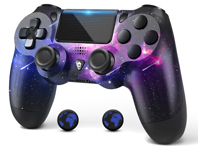 New PS4 Controller Wireless Compatible with PS4/Slim/Pro/PC with Dual Vibration