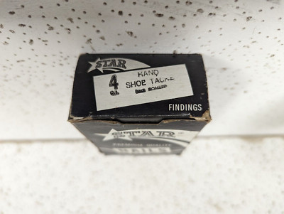 Star Heel Plate Co Company #4 10/16 IN Inch Shoe Boot Tacks Nails 1 OZ Ounce Bag
