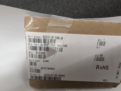 New, Riedon, SP2135A-100-100, Shunt Current Rating : 100A Accuracy : 0.25 PERCEN