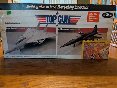 F-5 Adversary F-14A Tomcat Top Gun Testors 1:72 Model  Sealed Kits 1986