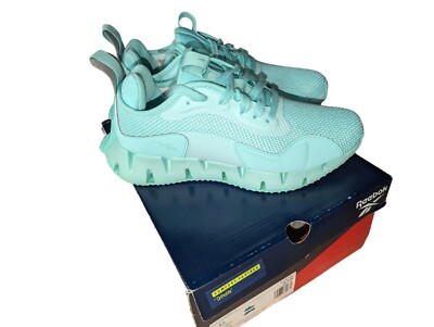 Reebok Zig Dynamica Shoe Women's 8.5  Running Mint Aqua Green
