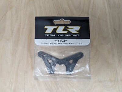 Team Losi Racing TLR334059 Carbon Laydown Rear Tower +2mm 22 5.0 - Lot2-128
