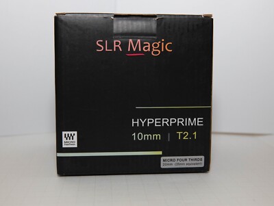 SLR Magic 10mm T2.1 Hyperprime Cine Lens (MFT Mount)(Never Use) 